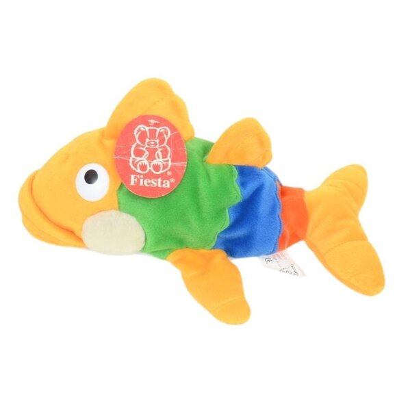 NEW - RARE! Vintage Fiesta Gus Yellow Green Tropical 13" Plush Stuffed Animal - Picture 1 of 8